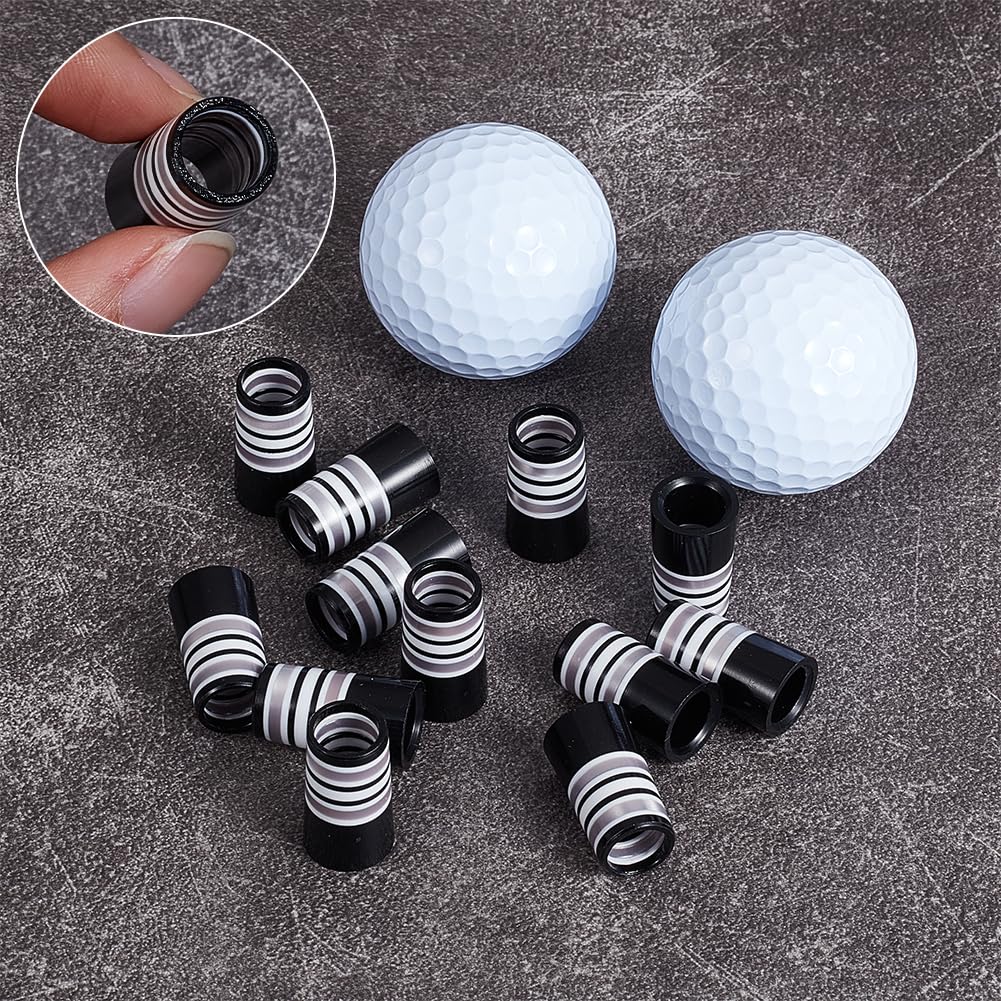Durable black plastic ferrules offer reliable cushioning and lightweight feel