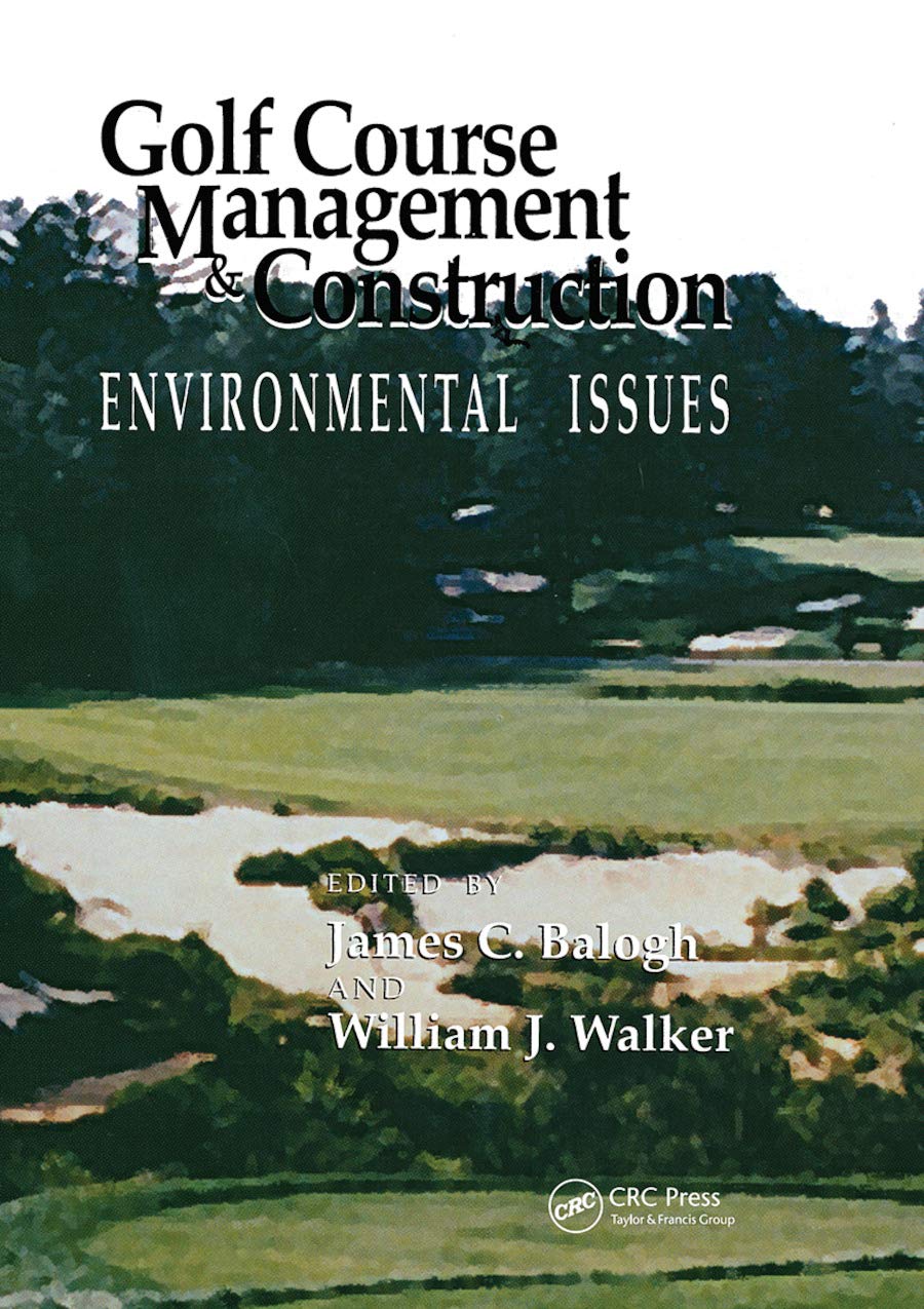 CRC Press golf course management environmental issues cover highlighting sustainable turfgrass insights