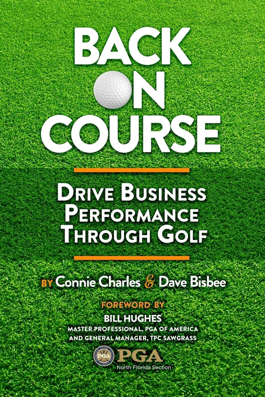 CREATESPACE Back on Course cover: explore golf relationships that translate to business growth