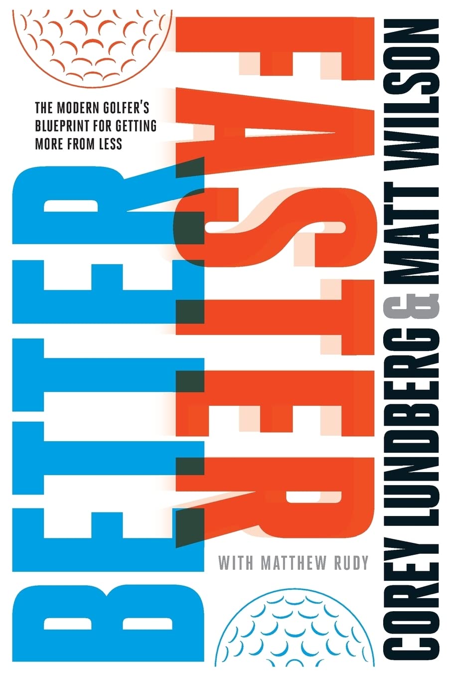 CREATESPACE Better Faster book cover showing a practical golf practice roadmap