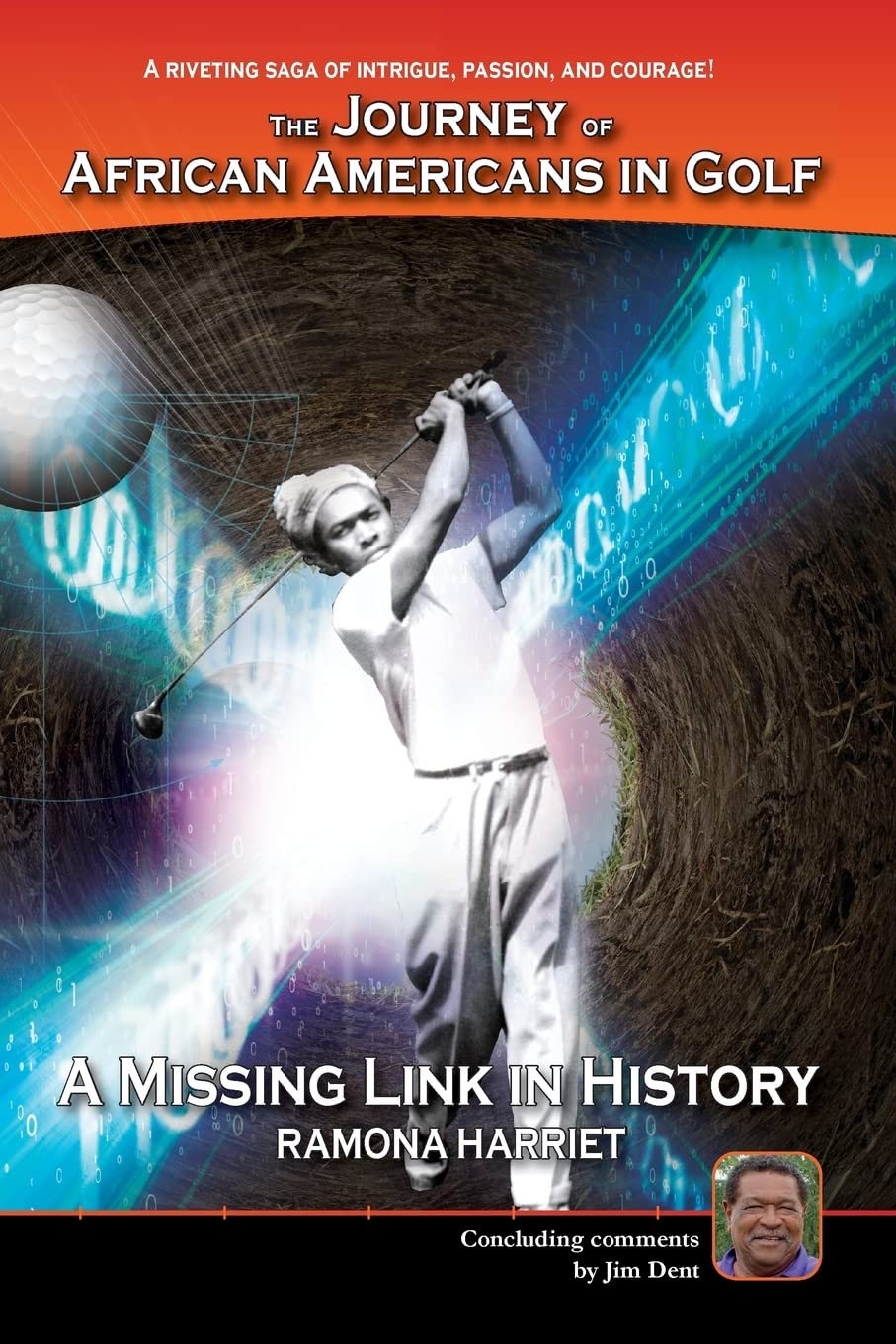 Createspace book cover featuring African American golf history for educational insight.
