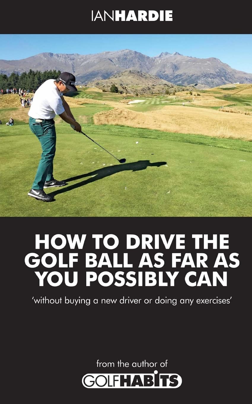 CREATESPACE golf drive book cover showcasing distance strategies for better fairway play