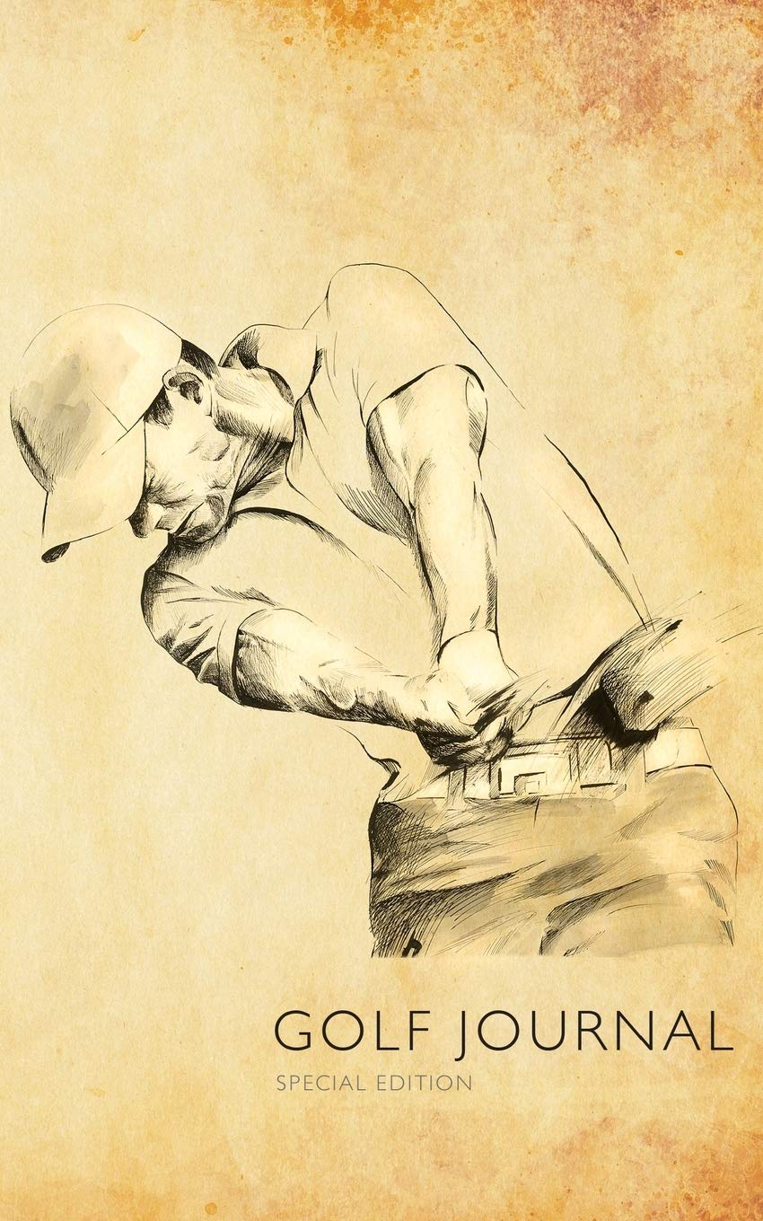 CREATESPACE Golf Journal Special Edition cover art by Olivera Cejovic for mindful golf notes