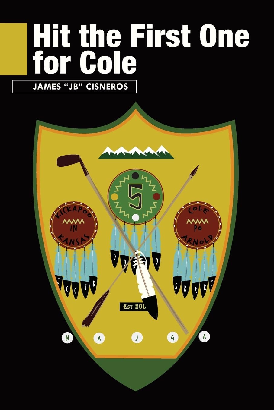 CREATESPACE Hit the First One for Cole book cover—golf drama about resilience and teamwork