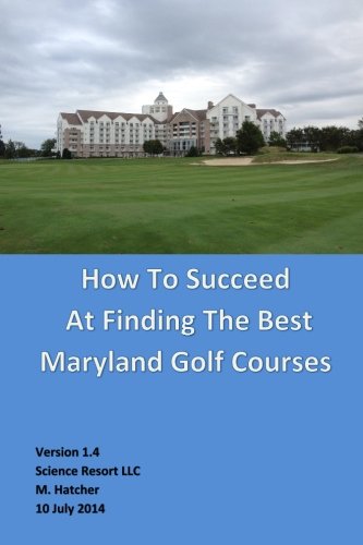 CREATESPACE Maryland golf courses cover image highlights top value options for all skill levels