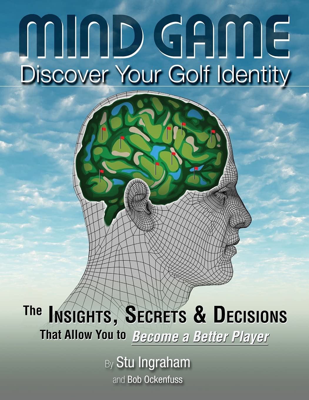 Createspace Mind Game cover showing golfer focus and identity insights for smarter course decisions.