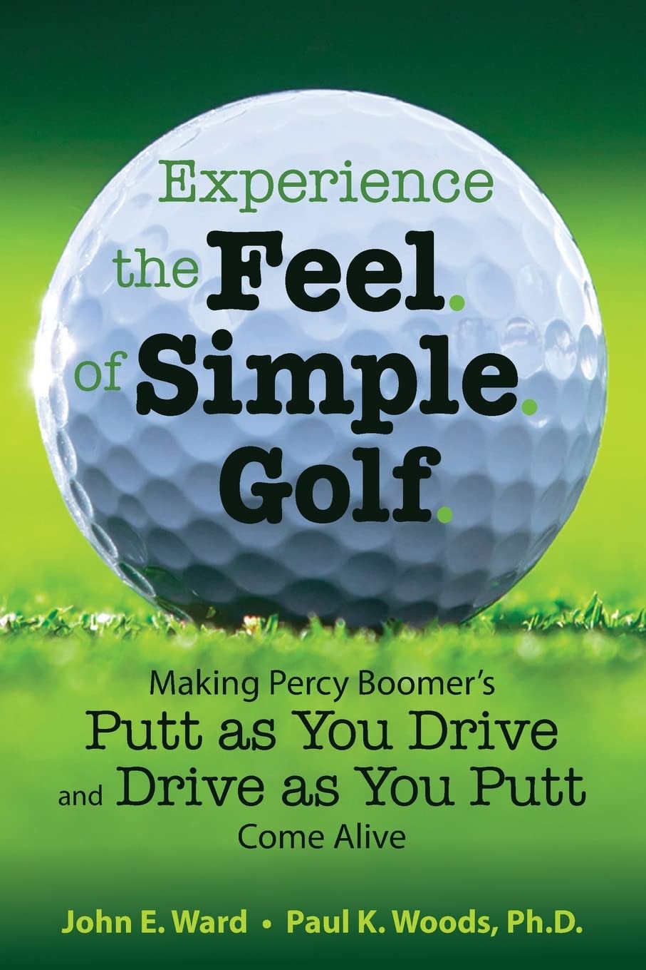 CREATESPACE Percy Boomer putt and drive swing diagram for feel based training