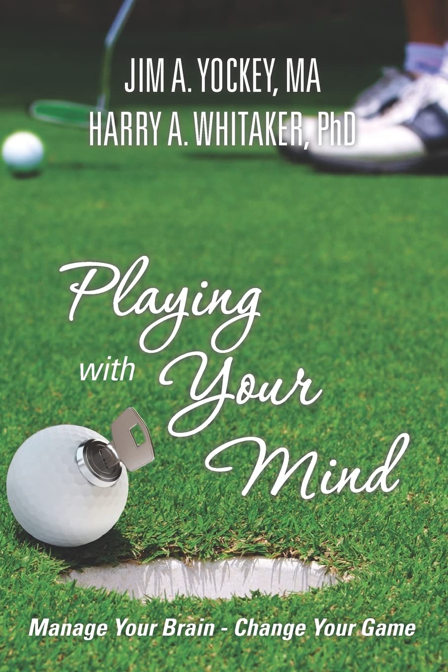 CREATESPACE Playing With Your Mind cover image, signaling mindset mastery for golf and focus