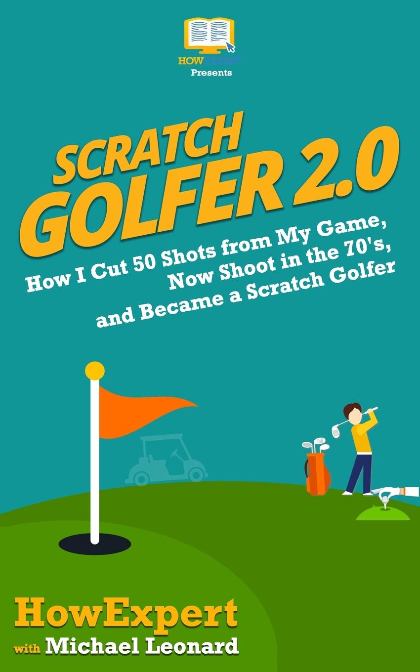 CREATESPACE Scratch Golfer 2.0 cover image illustrating a practice drill for consistency