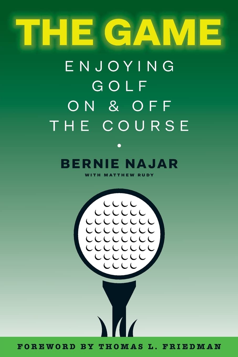 CREATESPACE The Game book cover — guide to enjoying golf on and off the course