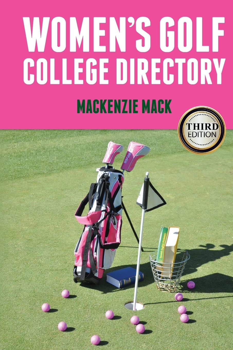 Createspace Women's Golf College Directory cover guides prospective players through organized college options.