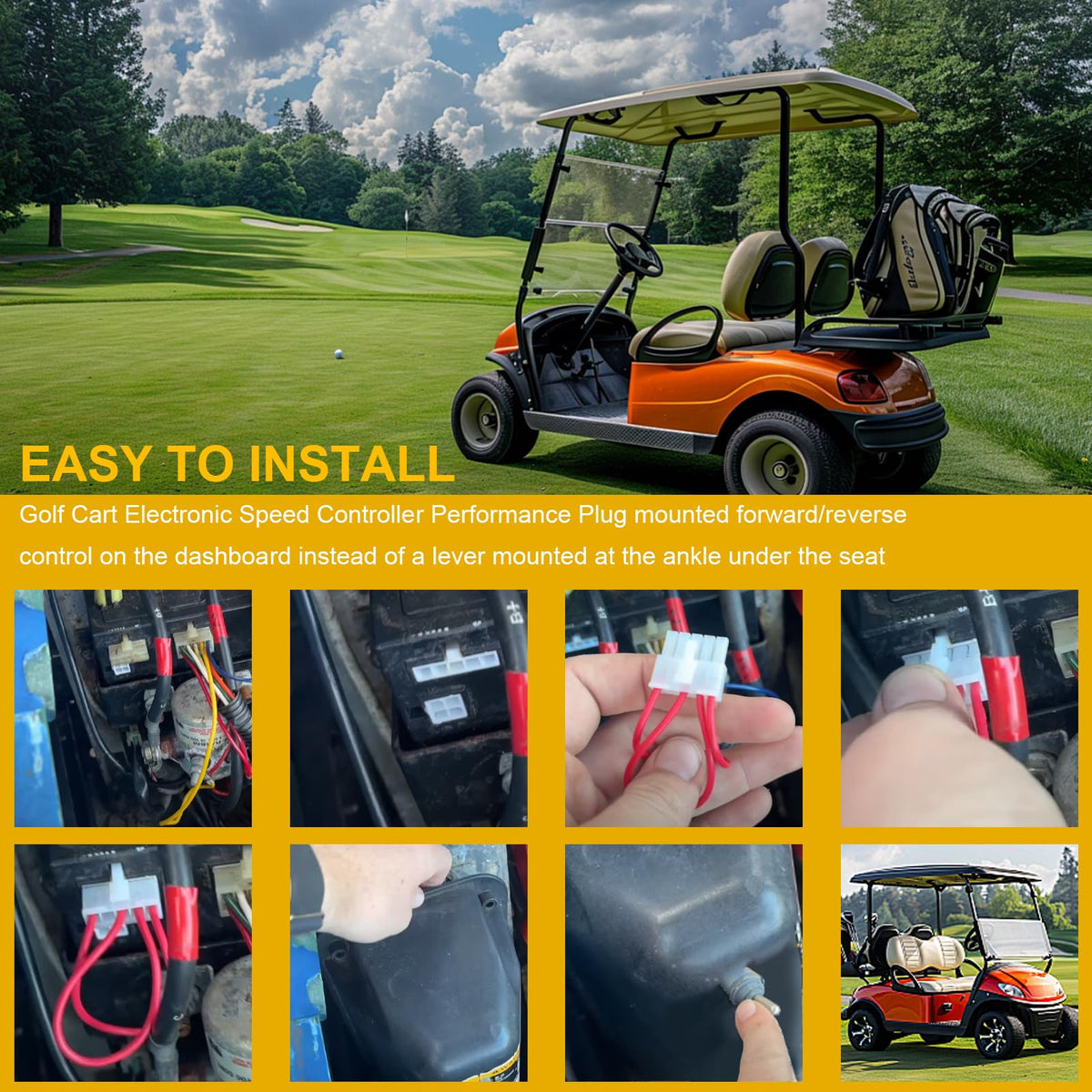 Crenlux EZGO PDS set on forward/reverse controls
