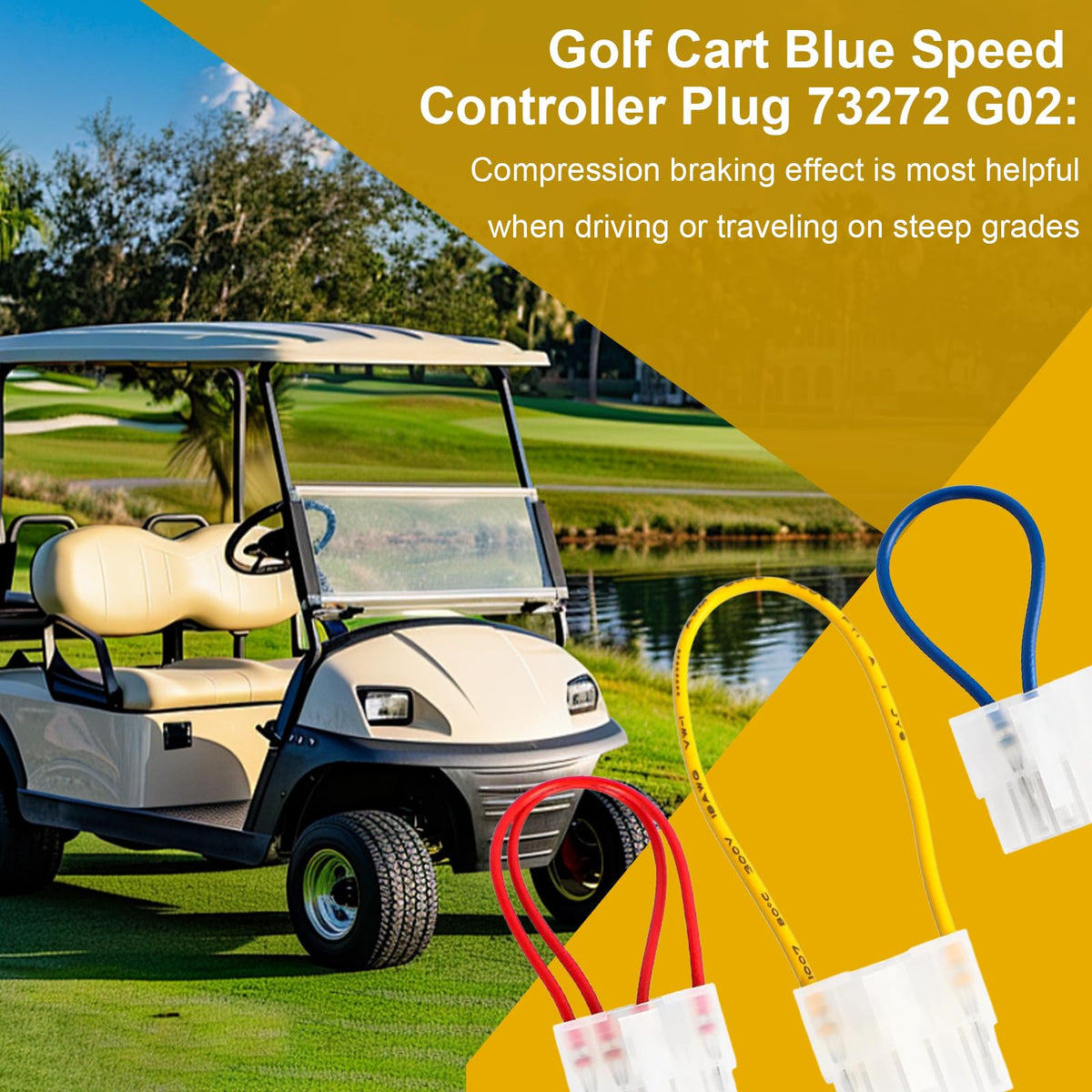 Crenlux golf cart speed chip dashboard mount for easy access