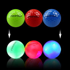Crestgolf glow ball light-activated white stays lit until you switch off