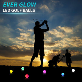 Crestgolf Glow Balls blue for quick identification during night rounds