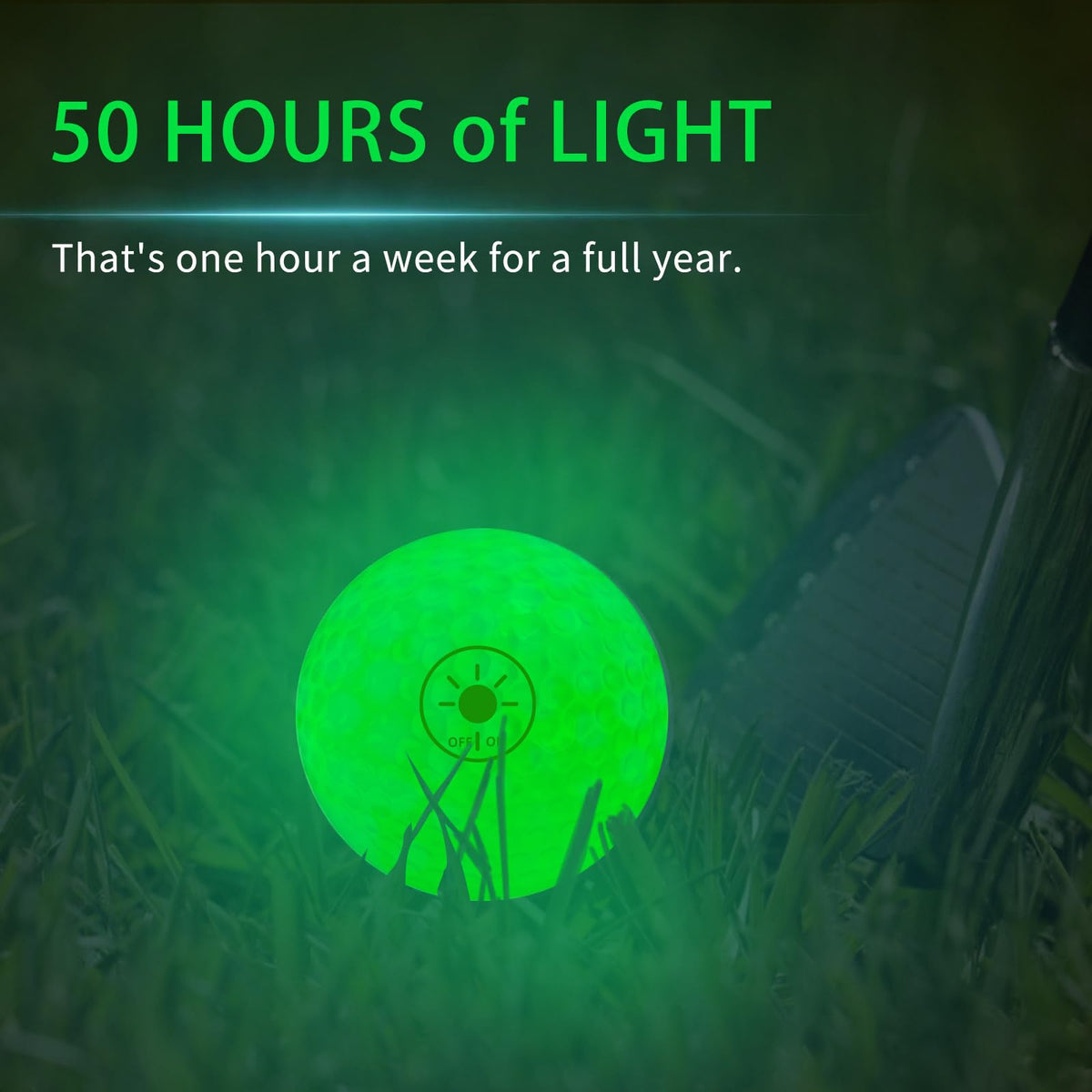 Crestgolf Glow Balls pink stand out on dark greens for easy tracking