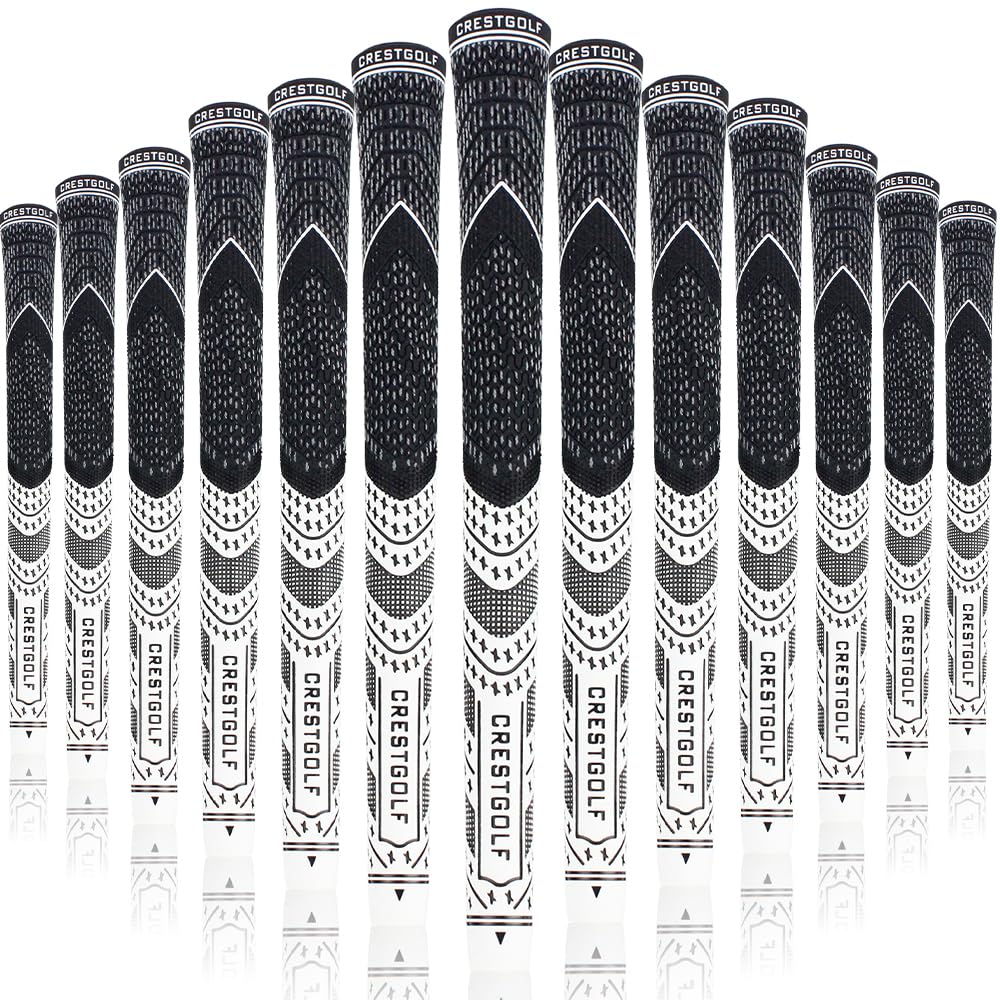 Crestgolf golf grips all-weather control for confident swings.