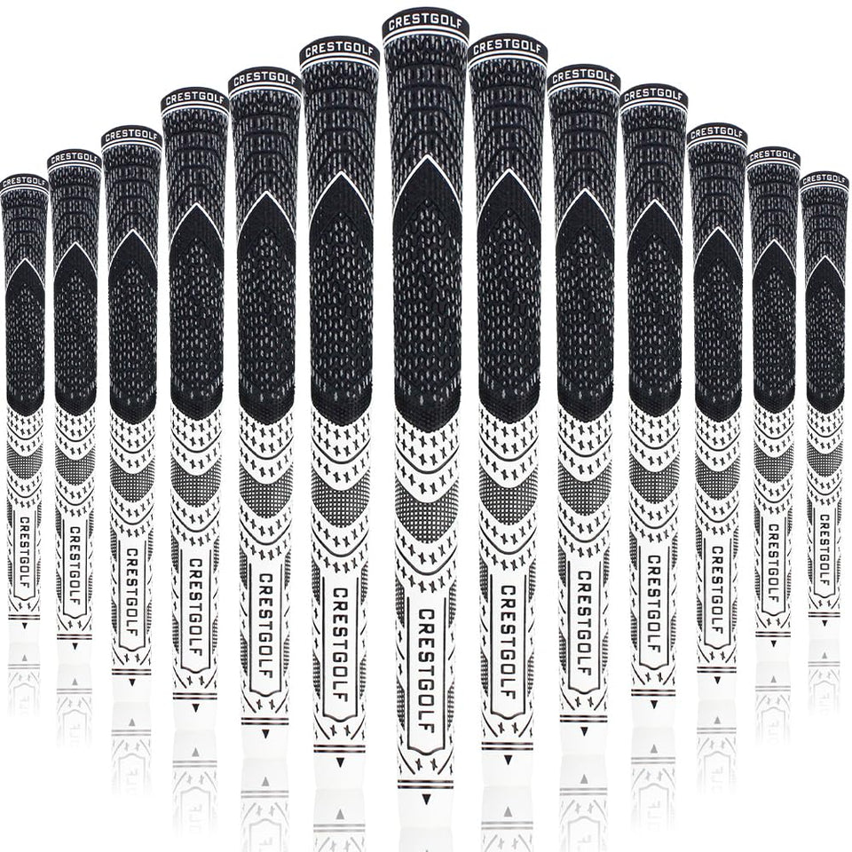 Crestgolf golf grips all-weather control for confident swings.