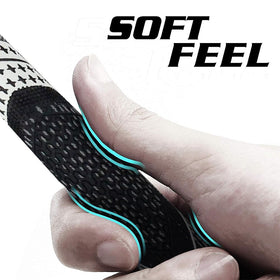 Crestgolf anti-slip lines improve stability during swings.