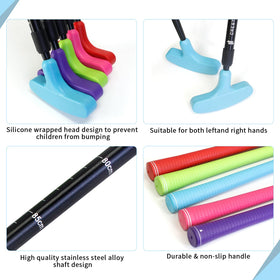 Crestgolf left- and right-handed compatible putter supports inclusive training sessions.