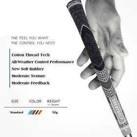 All weather hold demonstration on Crestgolf grip surface