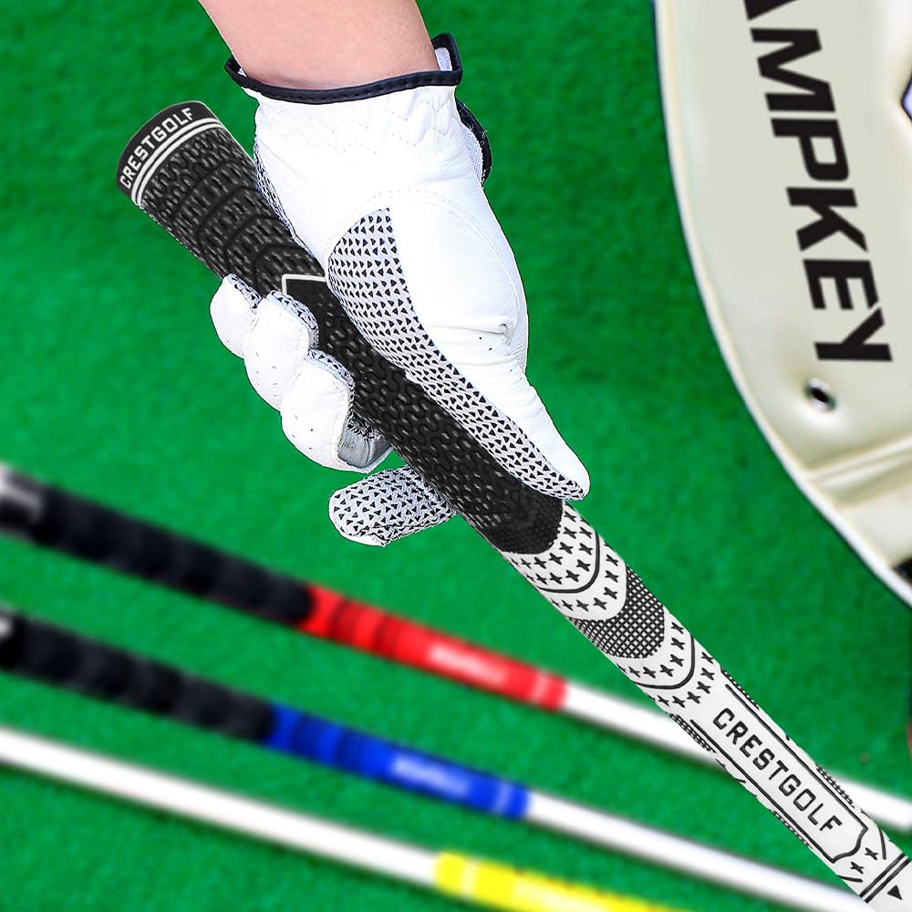 Crestgolf lightweight design reduces club weight for faster feel.