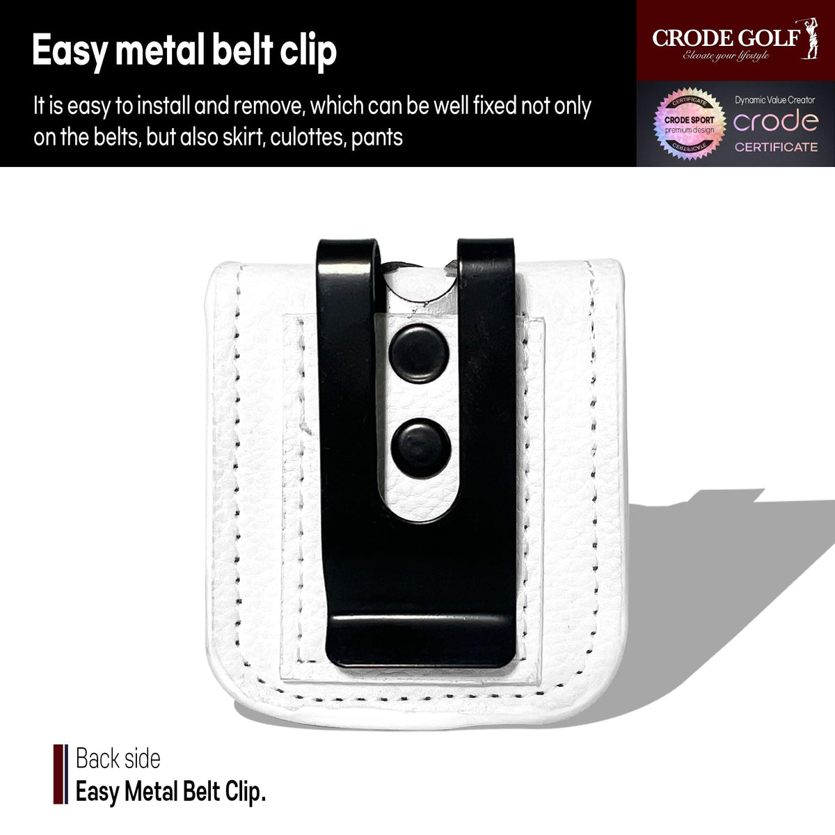 CRODE 3-in-1 storage for essentials on the course