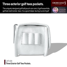 CRODE ball bag attached to belt for secure carry