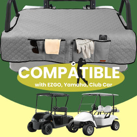 Front and side pockets provide quick access to sunglasses and towels.