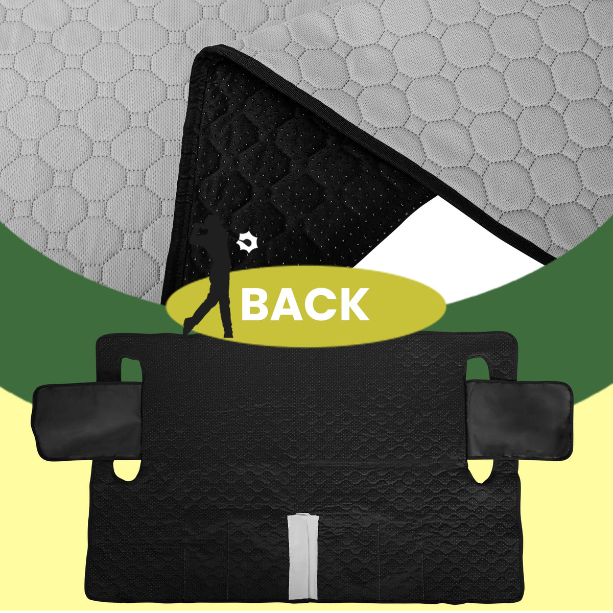 Designed for two-person carts, compatible with EZGO, Club Car, and more.