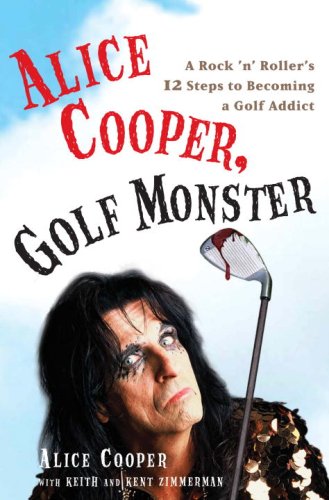 CROWN Alice Cooper Golf Monster book cover—engaging memoir for rock and golf fans