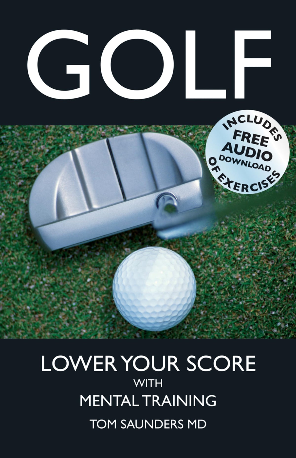 Crown House Publishing Golf Mental Training cover showcasing focus for improved play