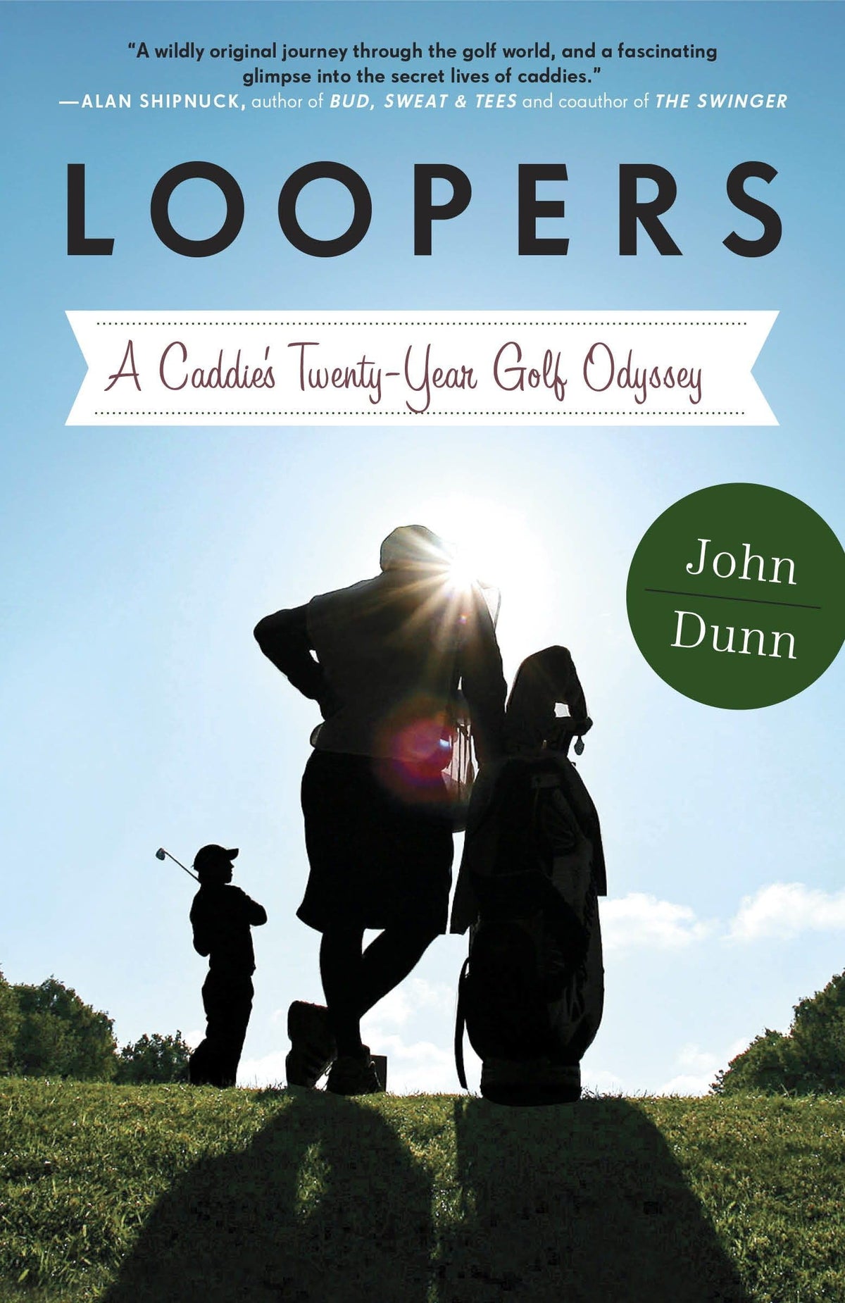 CROWN Loopers book cover featuring golf journey, inviting readers to explore golf culture.