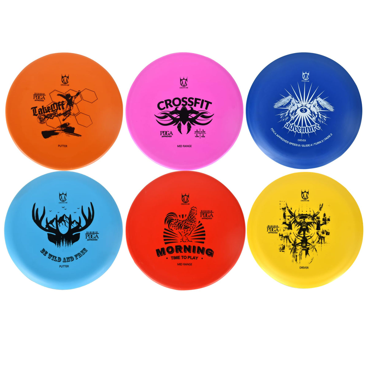 CROWN ME bag featuring accessory pocket for extra discs.