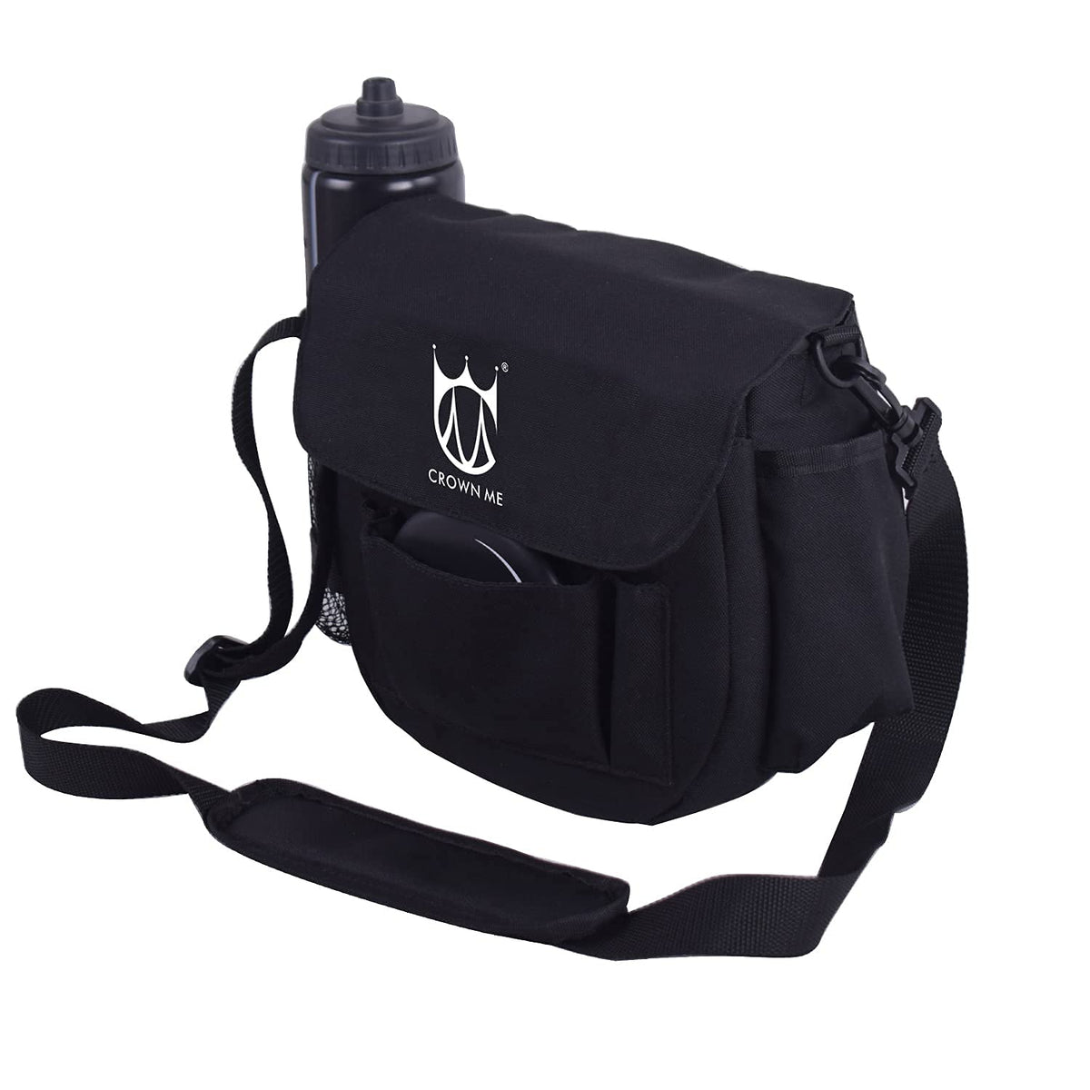 CROWN ME compact carry bag ready for 6–8 discs and comfortable transport