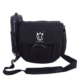 CROWN ME carry bag with front pocket for extra discs and easy access
