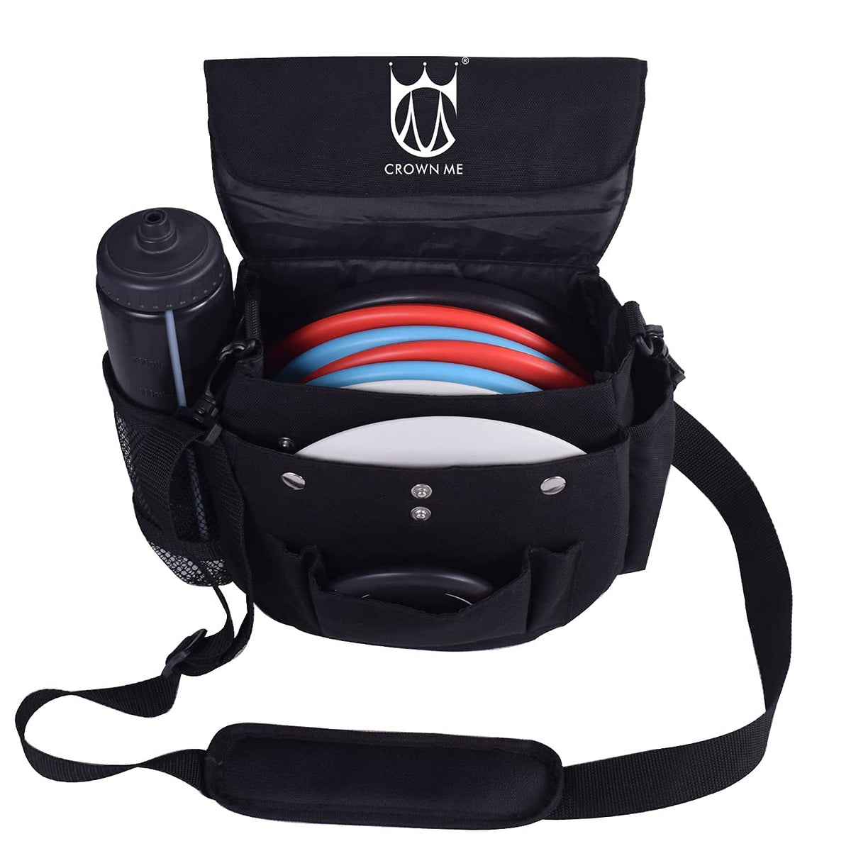 CROWN ME disc golf set mid-range discs provide controlled flights for accuracy