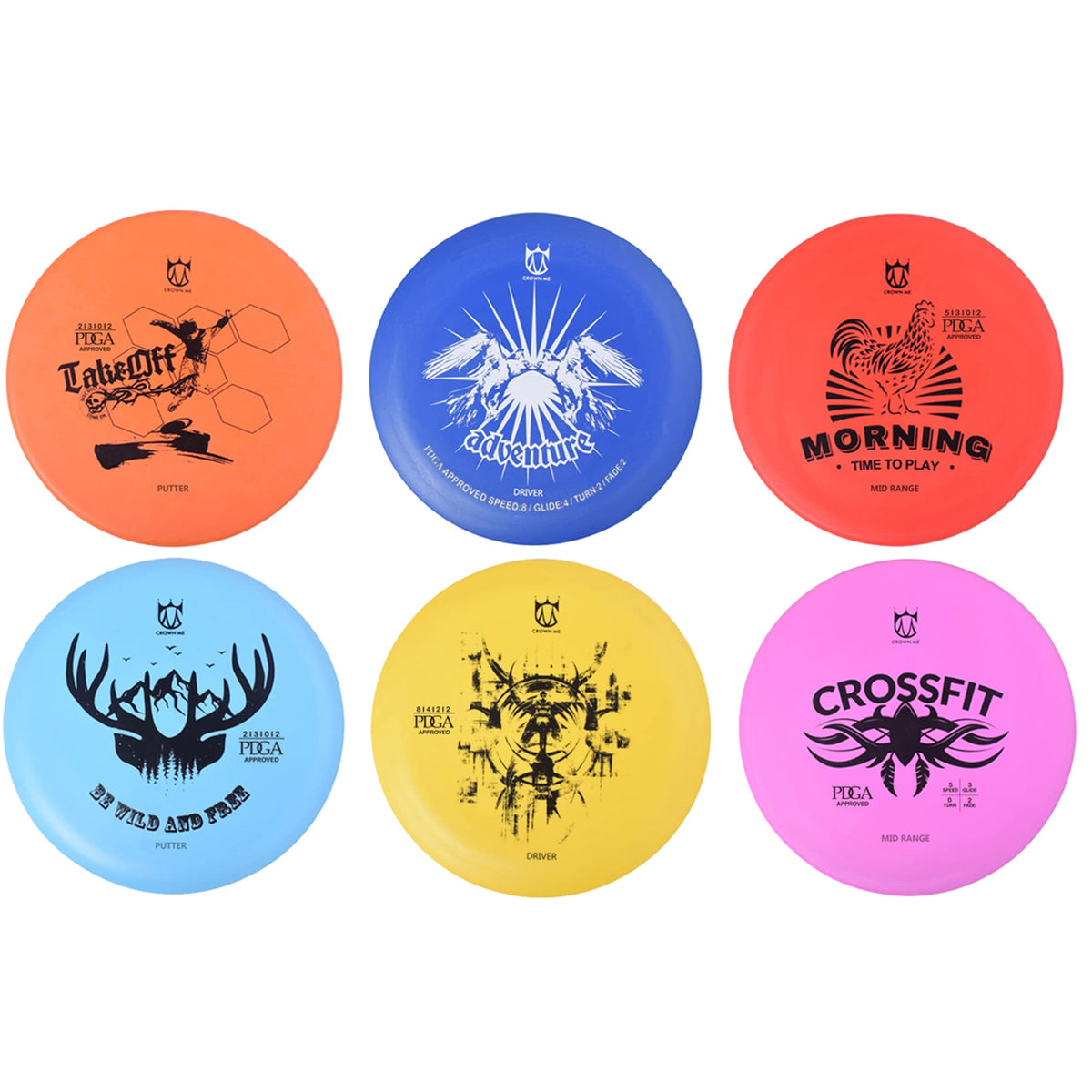 CROWN ME driver disc for long, straight throws on fairways