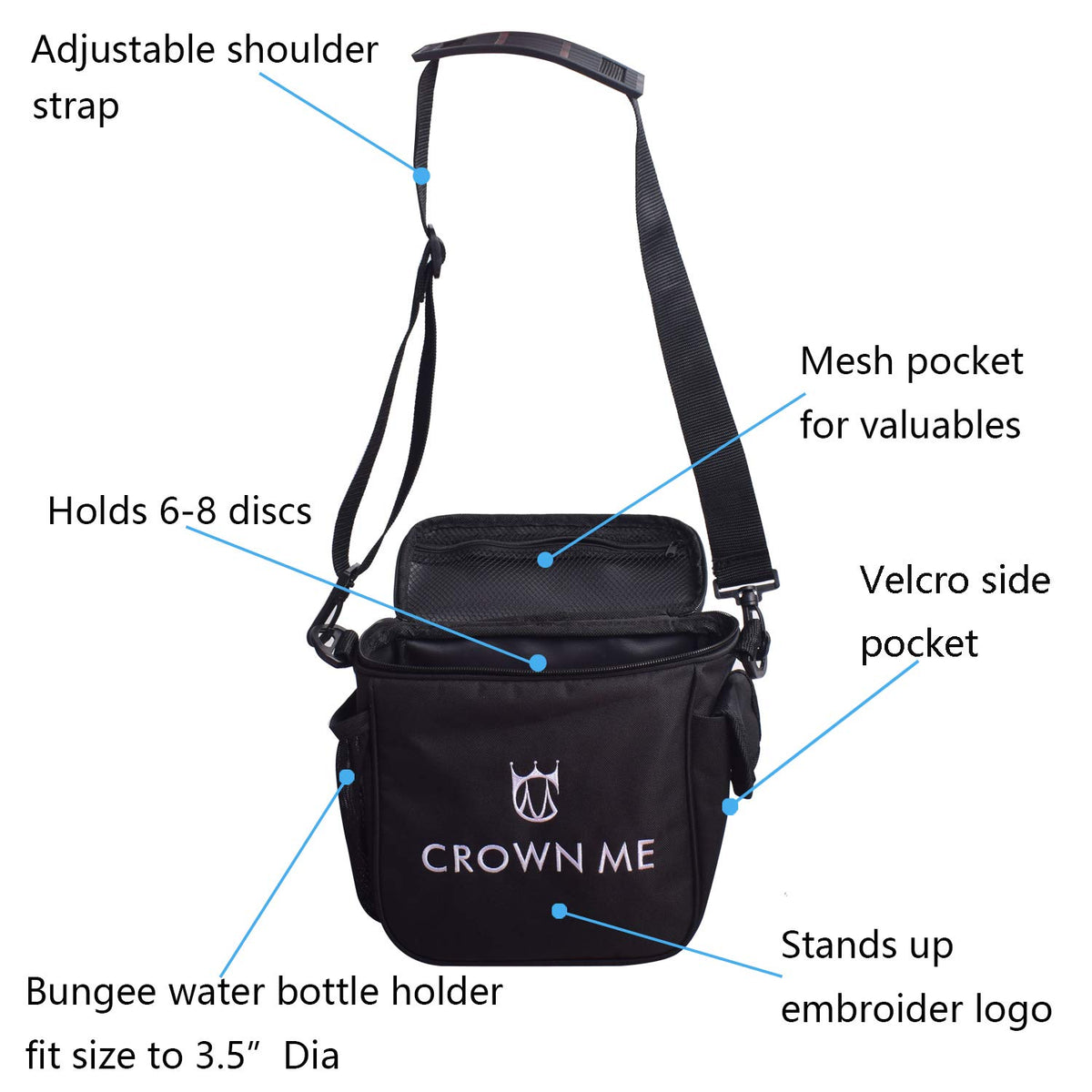 CROWN ME midrange disc designed for controlled approaches
