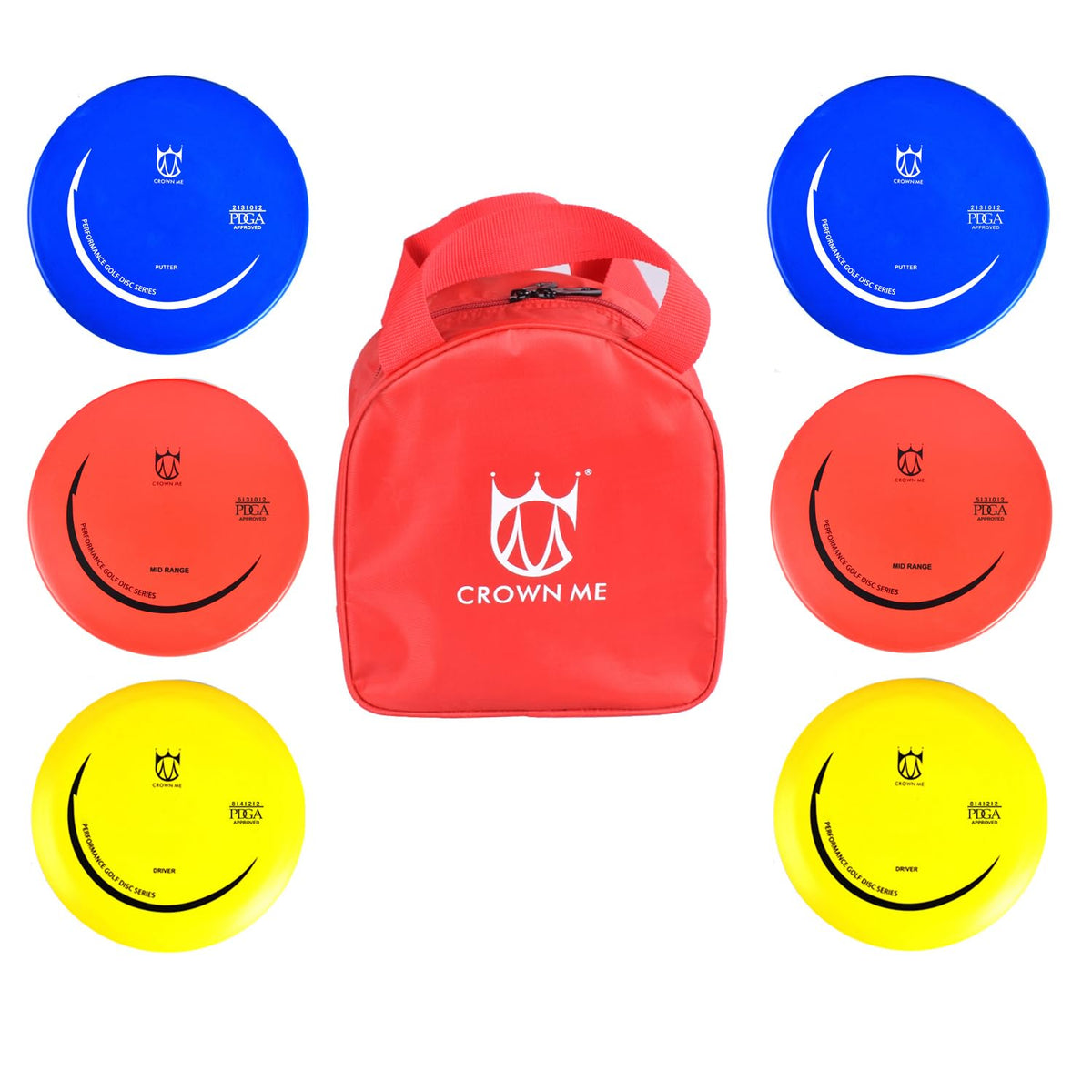 Crown Me PDGA set driver disc in action for long-distance accuracy