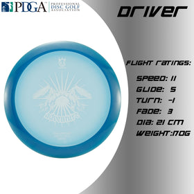 CROWN ME premium flexible plastic discs with excellent glide for beginners.
