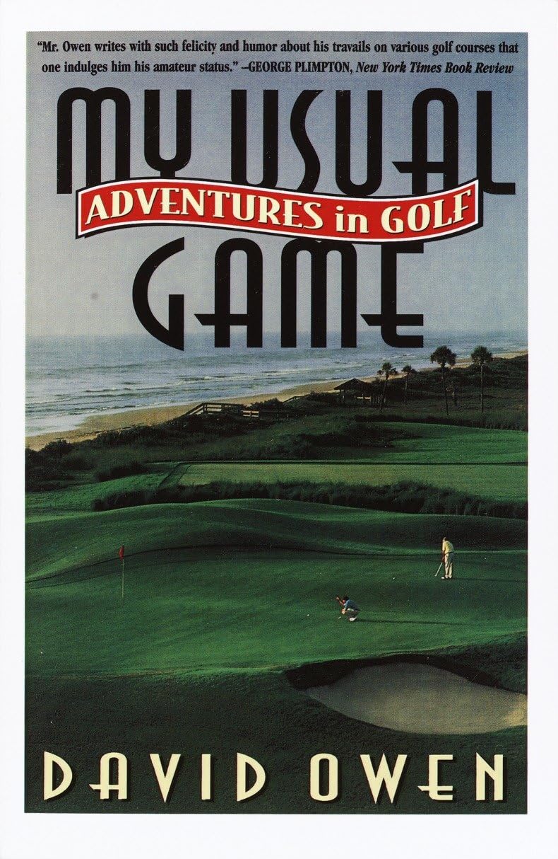 CROWN My Usual Game cover shows a golf journey, ideal for fans seeking lighthearted golf culture.