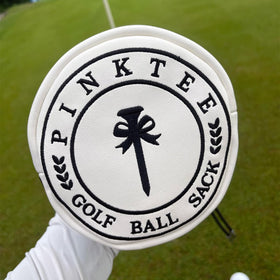 CROWNBLANKS PINKTEE embroidery-detail bottom highlights premium craftsmanship.