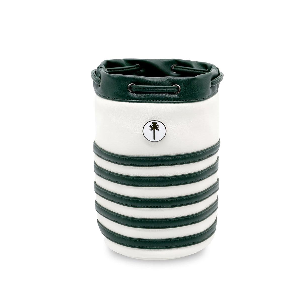 CROWNBLANKS PINKTEE pouch drawstring closure keeps valuables secure on the course.
