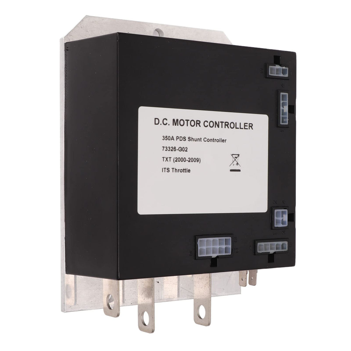 Cryfokt motor controller metal body conveys durability for rugged golf cart use.