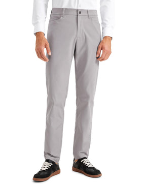 CRZ YOGA All Day Comfy golf pants front view; quick-dry fabric for active wear