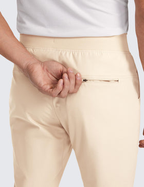 CRZ YOGA All Day Comfy joggers featuring side pockets and back zip for secure storage