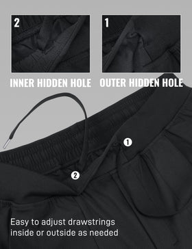 CRZ YOGA All Day Comfy Golf Joggers fabric close-up showing wrinkle-resistant weave.
