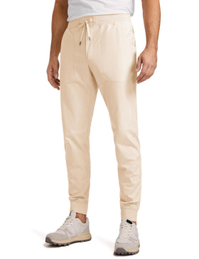 CRZ YOGA all-day comfy pull-on golf joggers front view with 30in inseam for a sleek fit