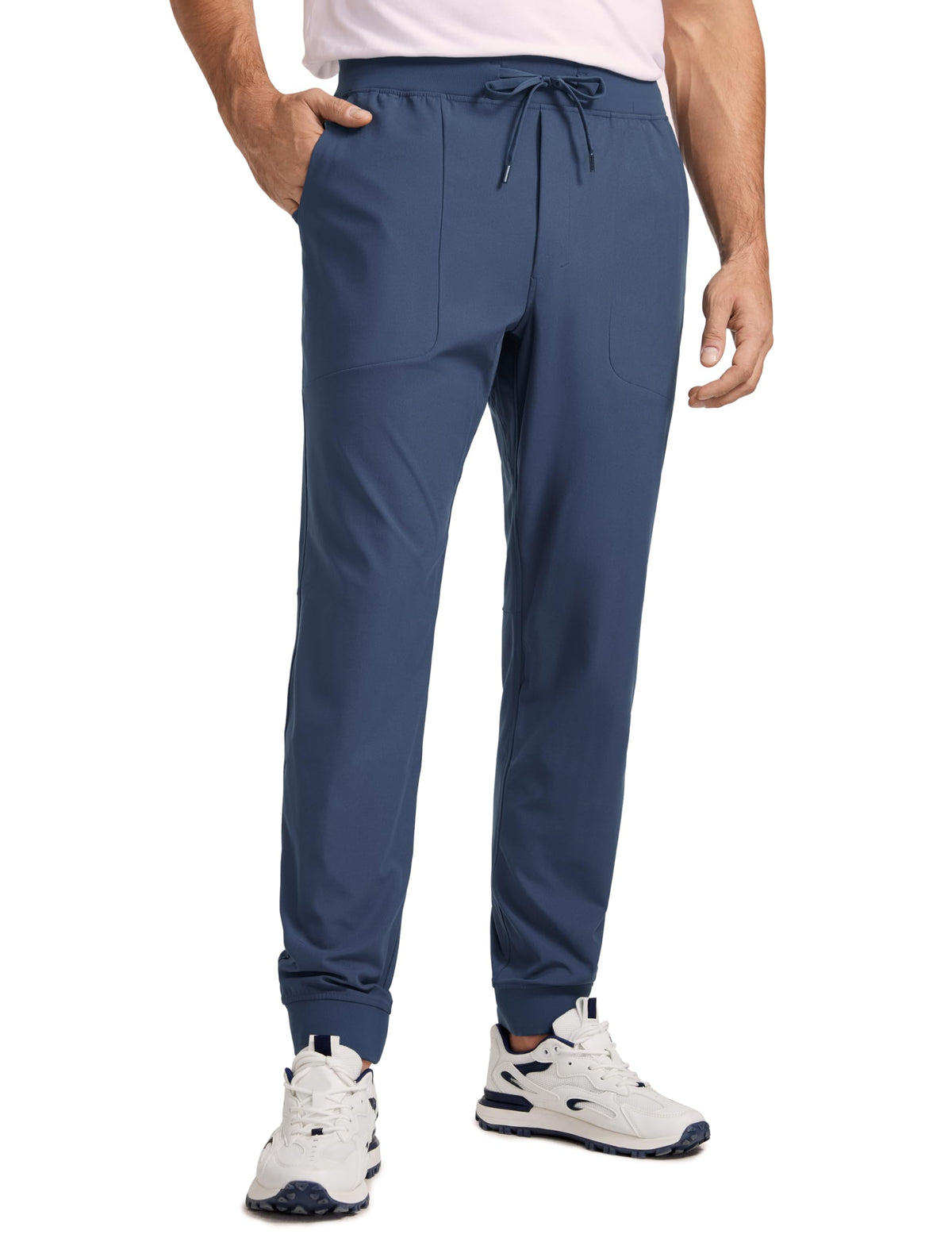 CRZ YOGA All Day Comfy Golf Joggers front view, lightweight and quick-dry.